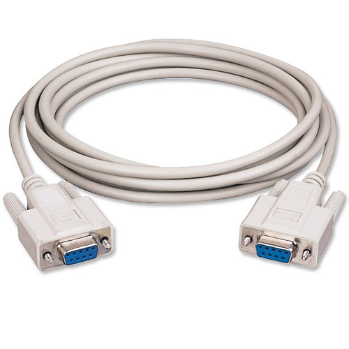 RS-232 Serial Null Modem Cable, DB9F/DB9F, 0.9 m (3 ft)